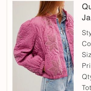 Free People 	
Quinn Quilted Jacket
